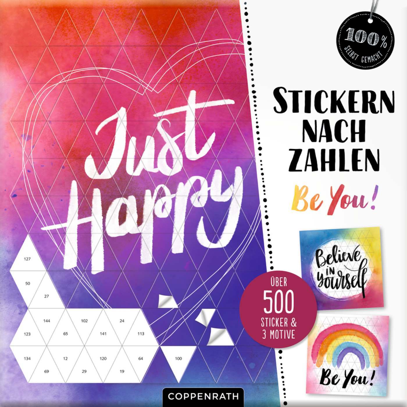 Stickern nach Zahlen: Be You! (100% selbst gemacht)