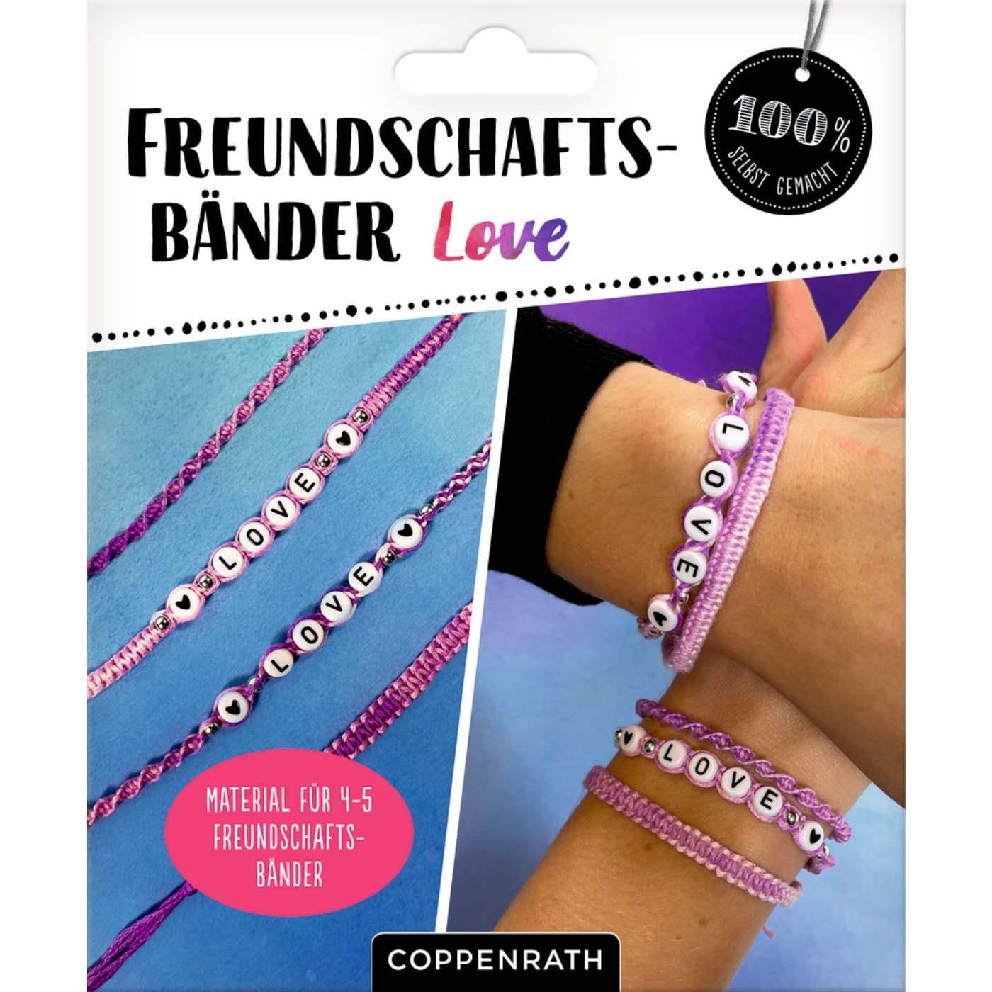 Freundschaftsbänder Love - (100% selbst gemacht)