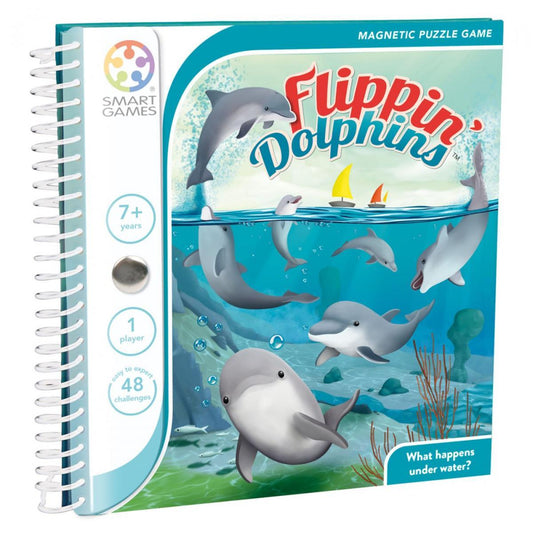 SmartGames Magnetisches Reisespiel Flippin´ Dolphins