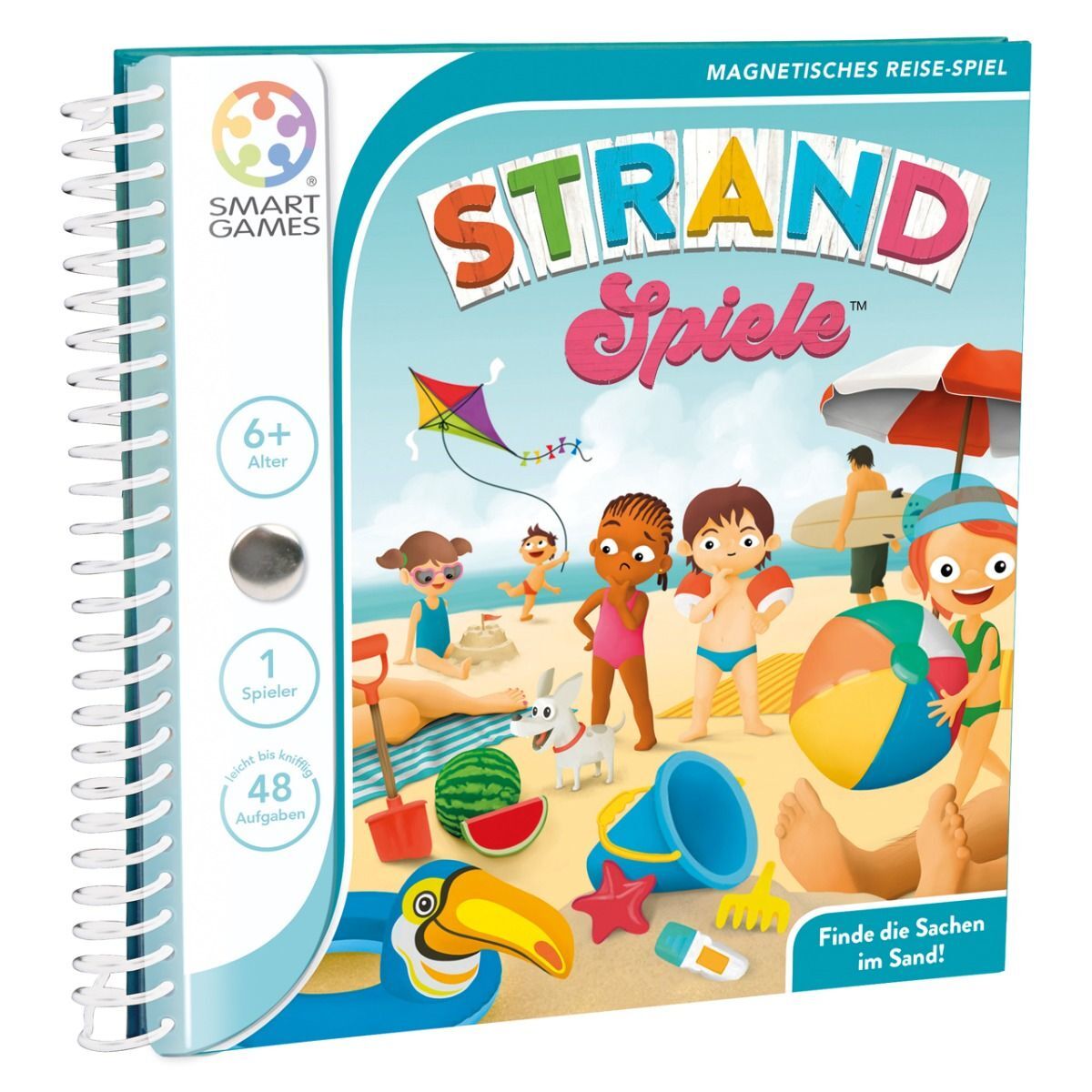 SmartGames Magnetisches Reisespiel Strand-Spiele