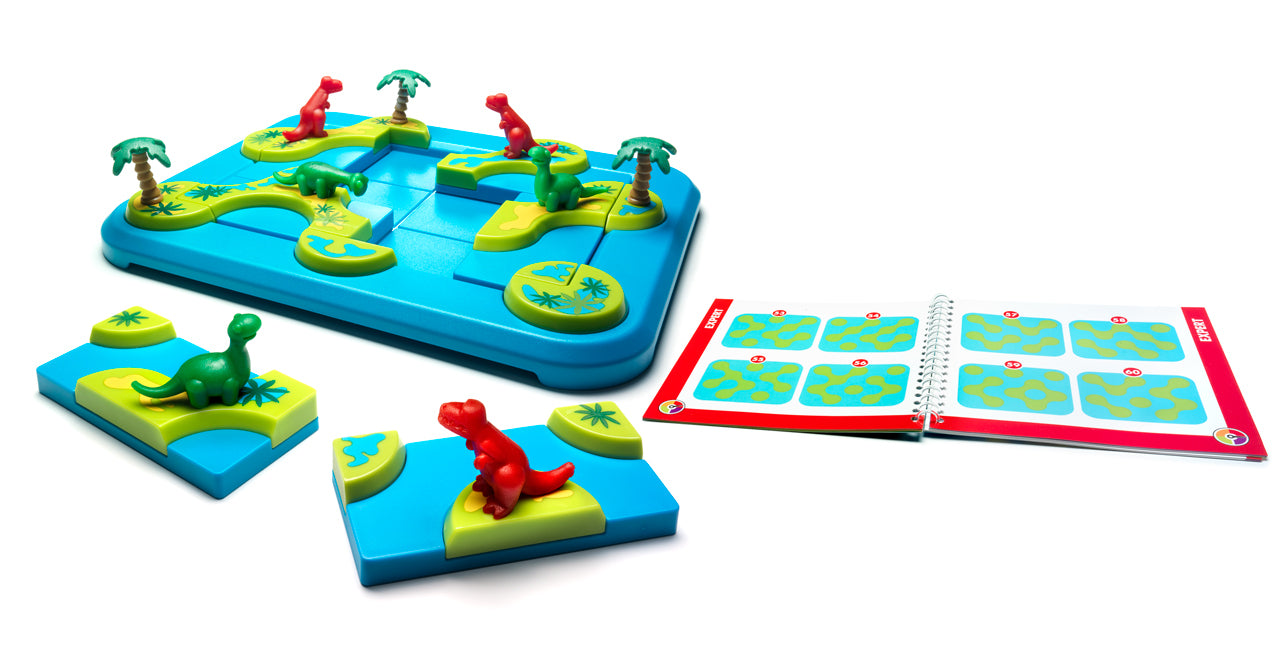 SmartGames 3D Klassiker Dinosaurier - Geheimnisvolle Inseln