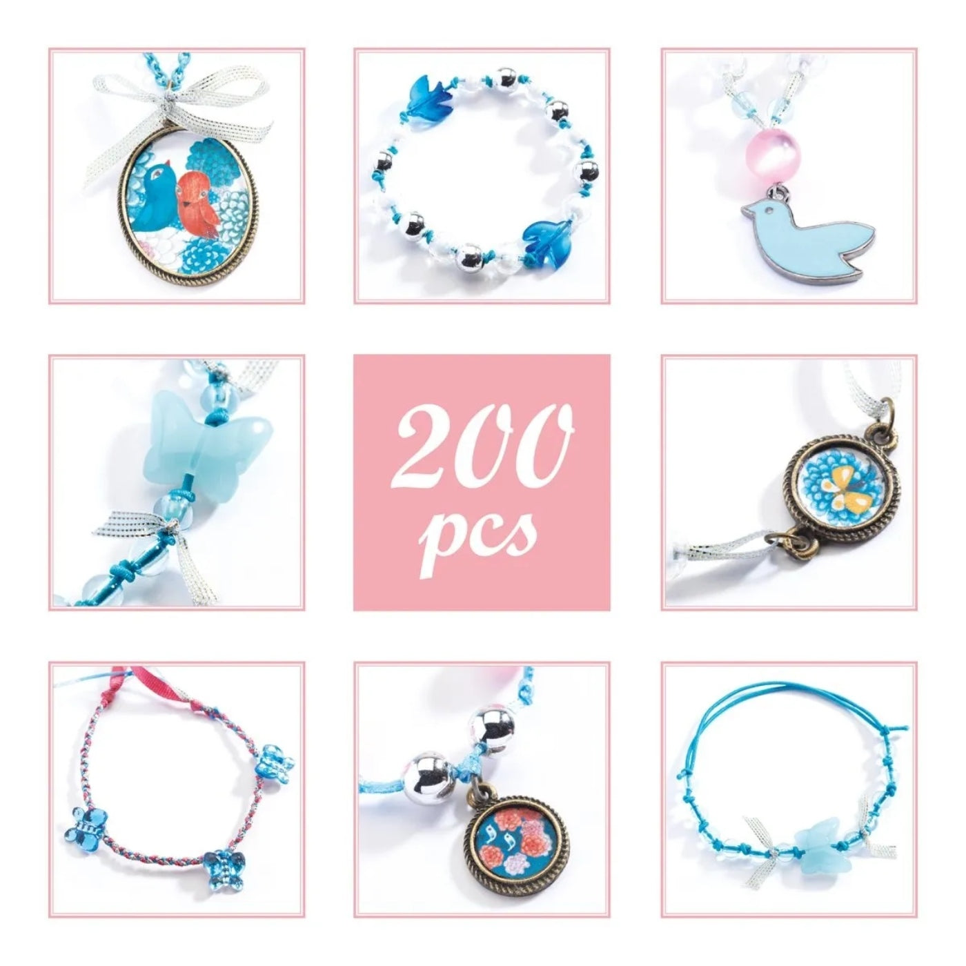 Schmuck basteln: Perlen & Vögel