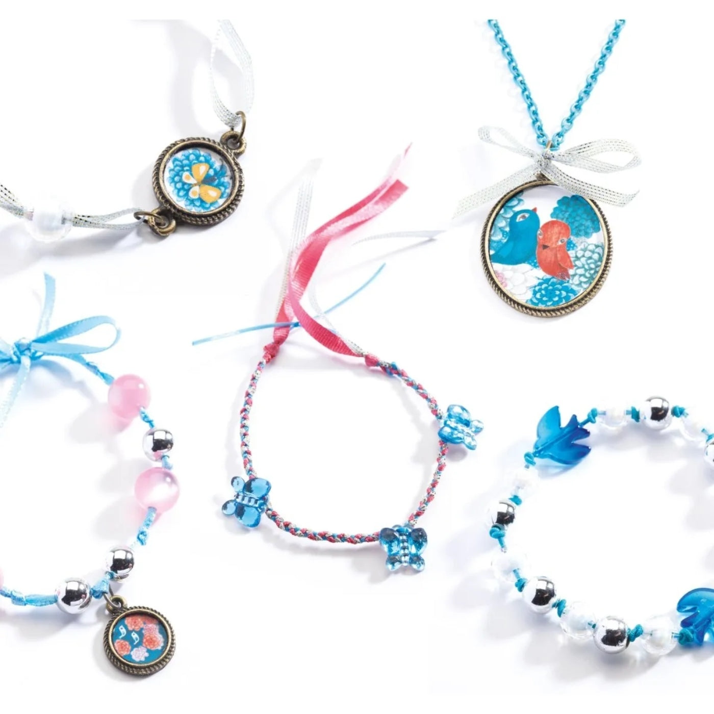 Schmuck basteln: Perlen & Vögel