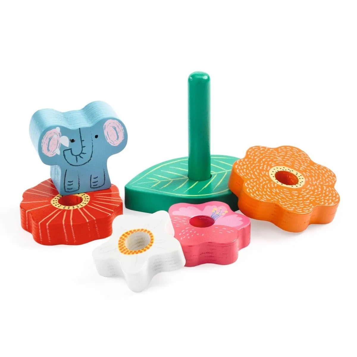 Puzzle: 2in1 Stapeln Happy