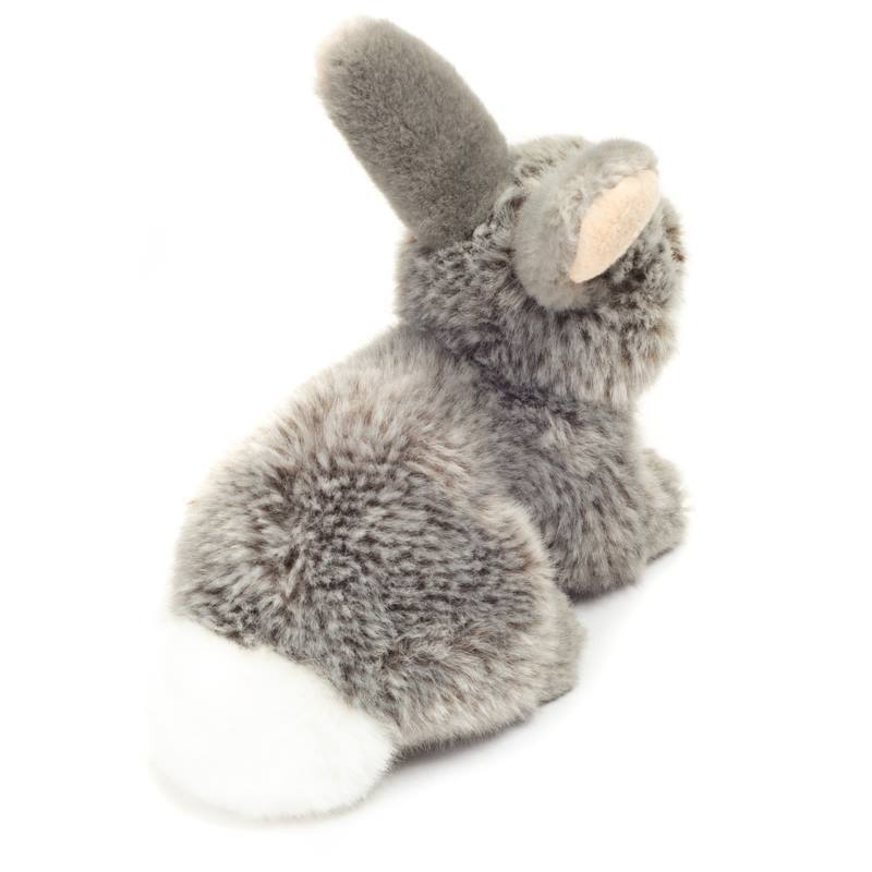 Teddy Hermann Hase sitzend grau 18 cm