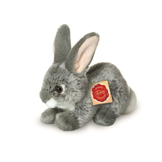 Teddy Hermann Hase sitzend grau 18 cm