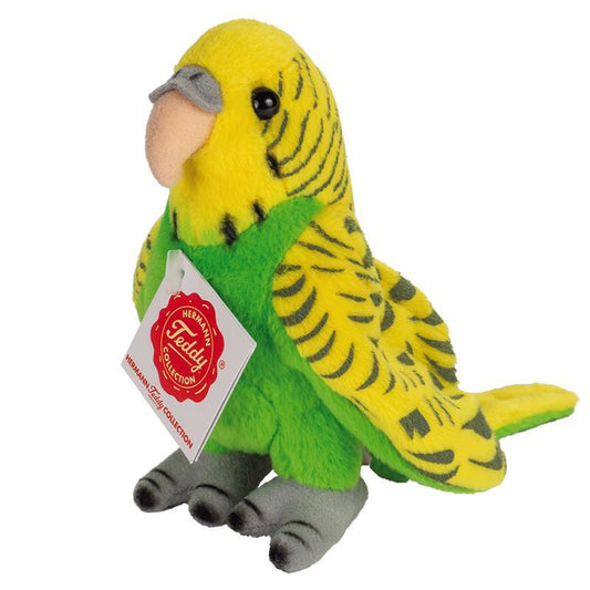 Teddy Hermann Wellensittich grün 13 cm