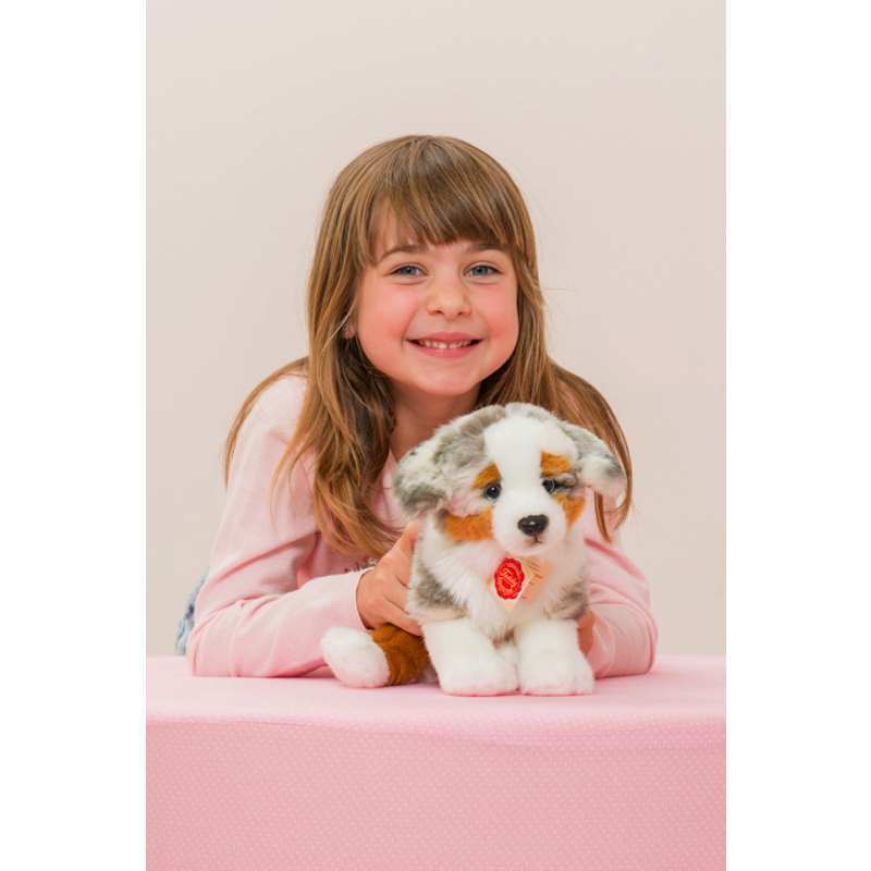 Teddy Hermann Australian Shepherd Welpe sitzend 22 cm