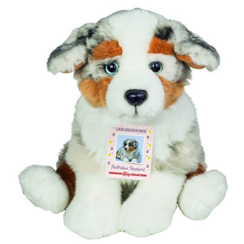 Teddy Hermann Australian Shepherd Welpe sitzend 22 cm