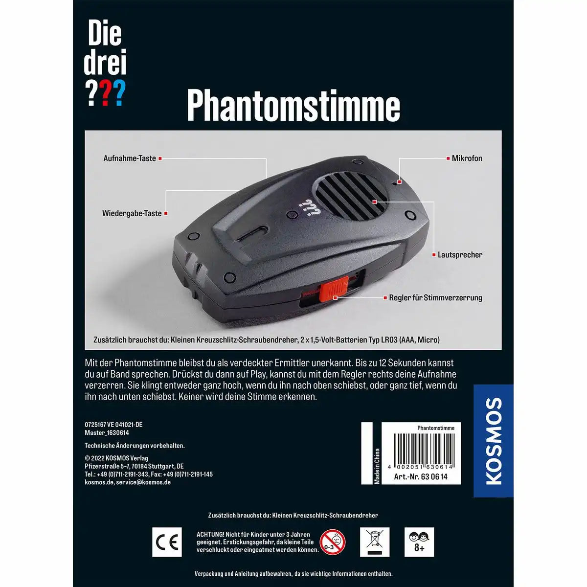 Detektivset Die drei ??? Phantomstimme