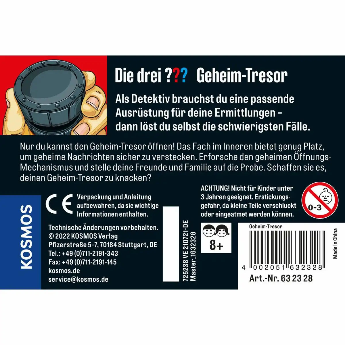 Detektivset Die drei ??? Geheim-Tresor