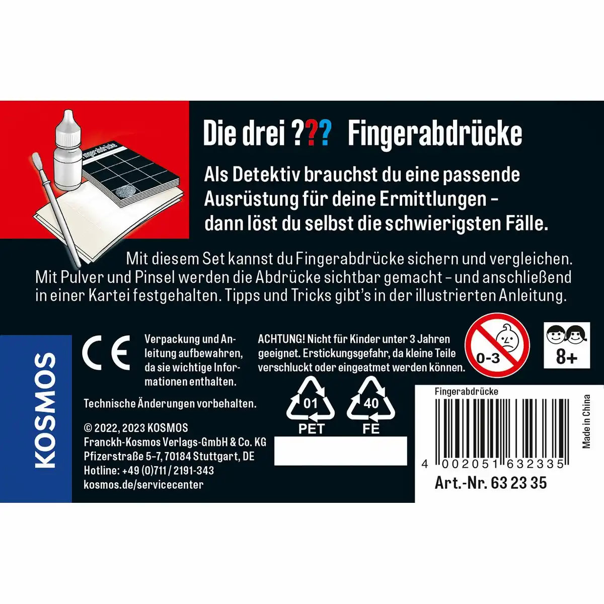 Detektivset Die drei ??? Fingerabdrücke