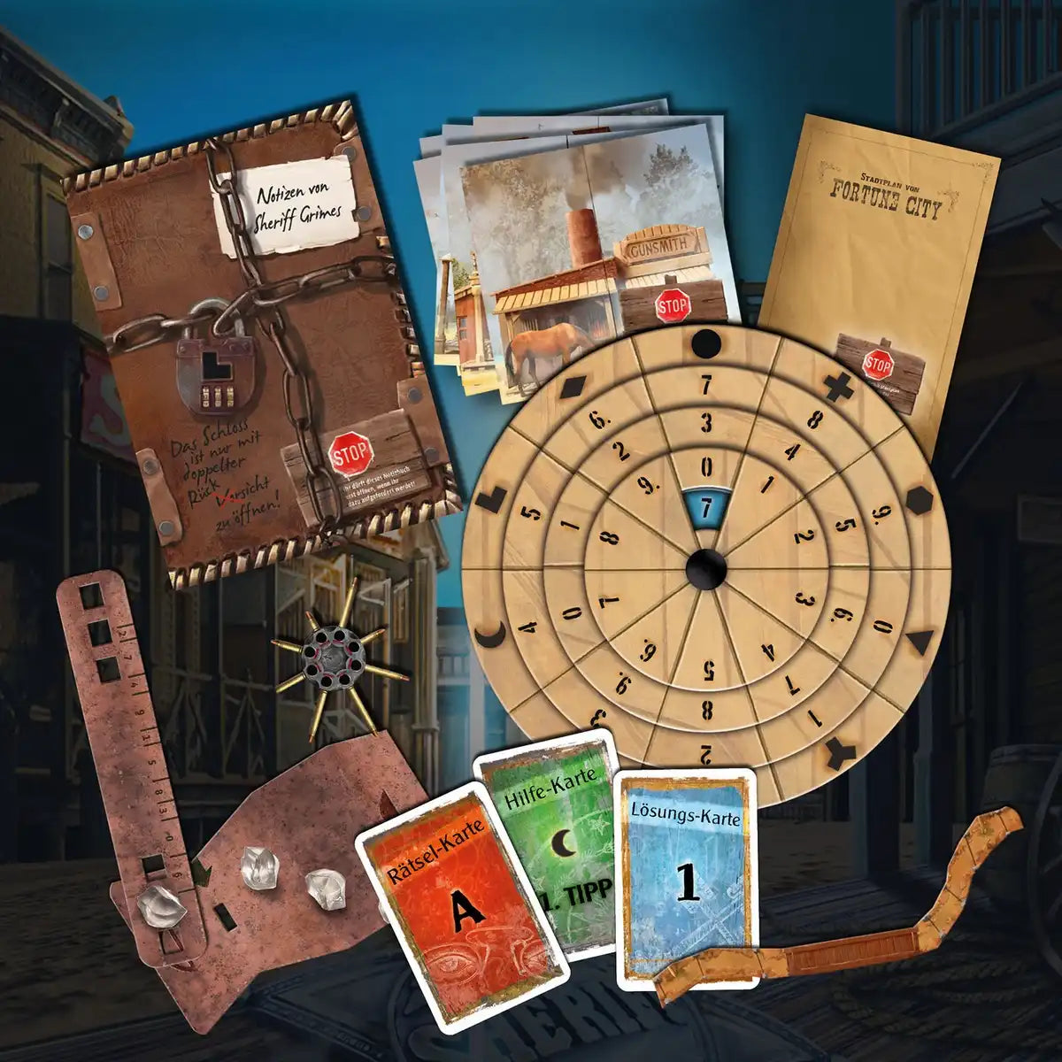 EXIT Escape Game Die Entführung in Fortune City Level Fortgeschritten