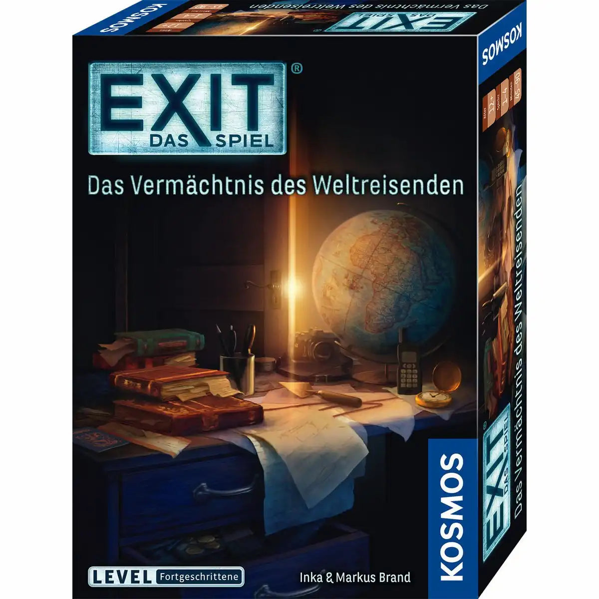 EXIT Escape Game Das Vermächtnis des Weltreisenden Level Fortgeschritten