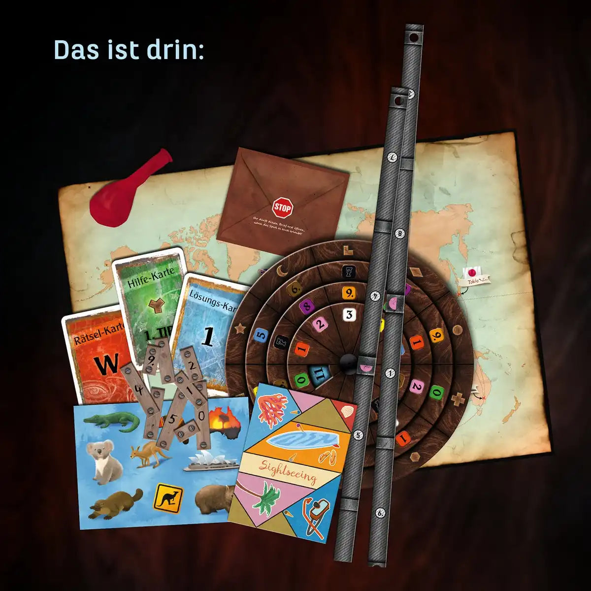 EXIT Escape Game Das Vermächtnis des Weltreisenden Level Fortgeschritten