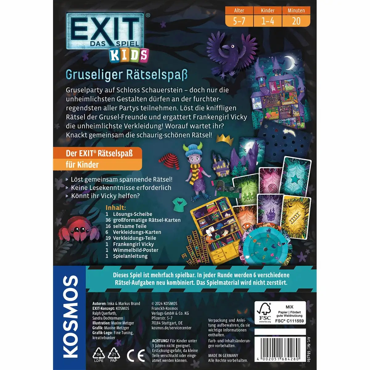 EXIT Escape Game Kids Gruseliger Rätselspaß