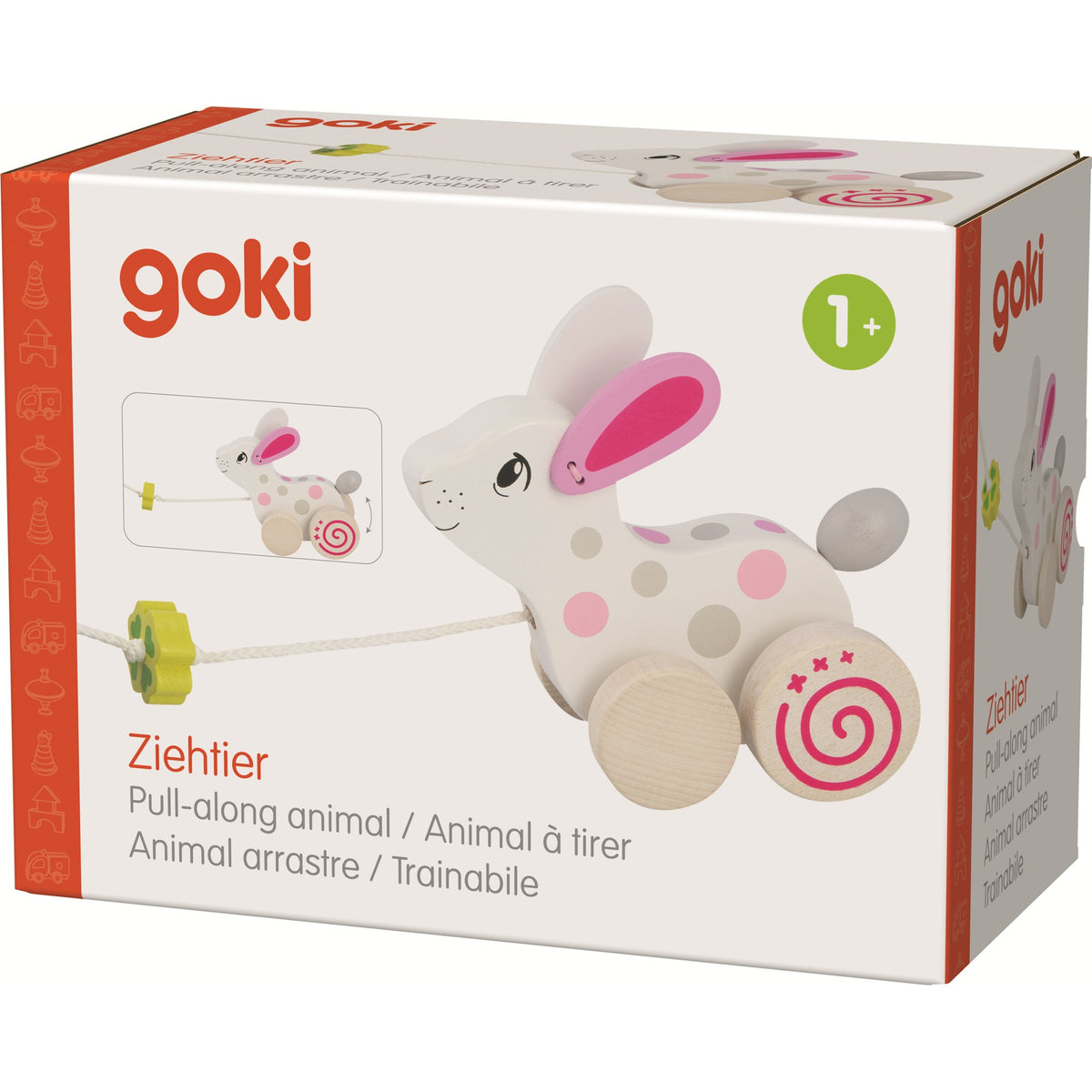 Goki Ziehtier Hase