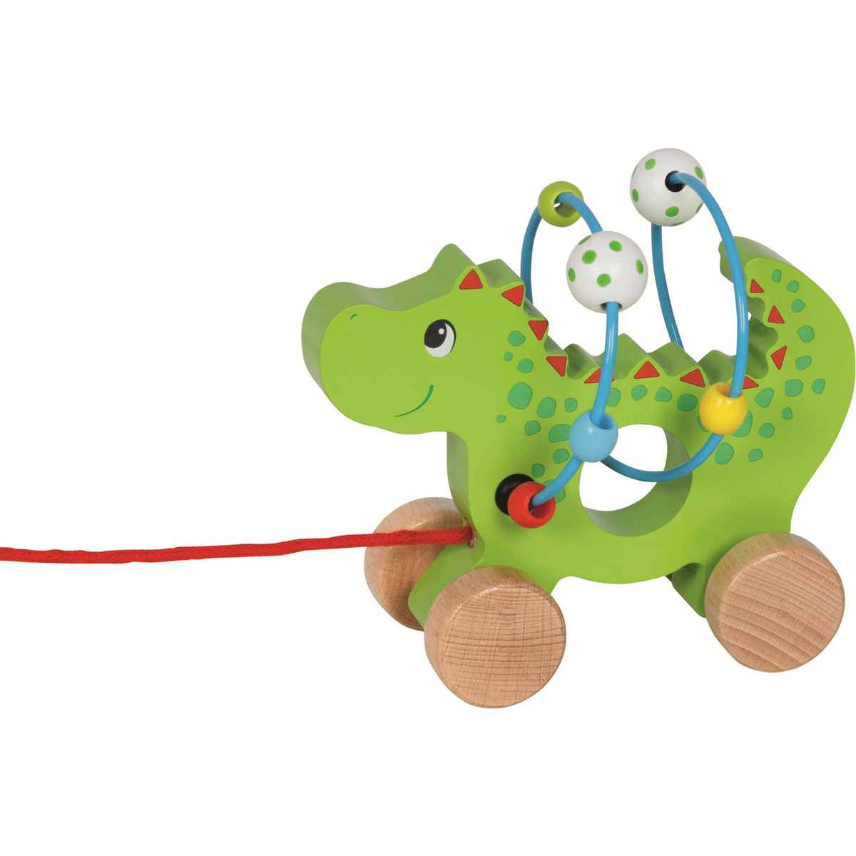 Goki Ziehtier Motorikschleife Drache