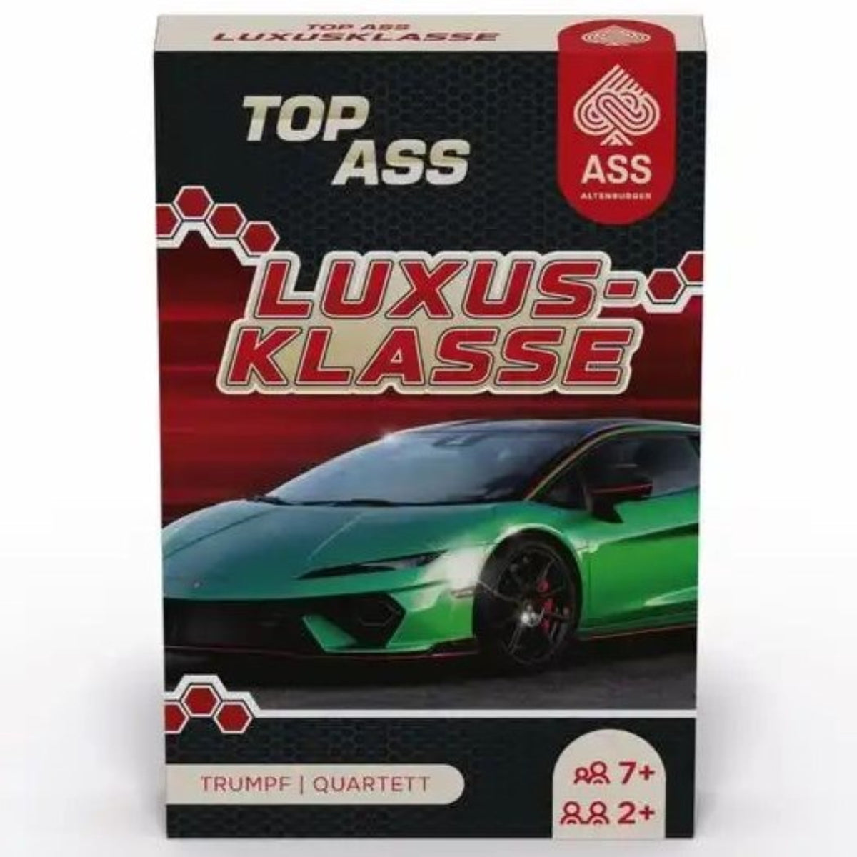 Kartenspiel Quartett TOP ASS Luxusklasse Kartonetui