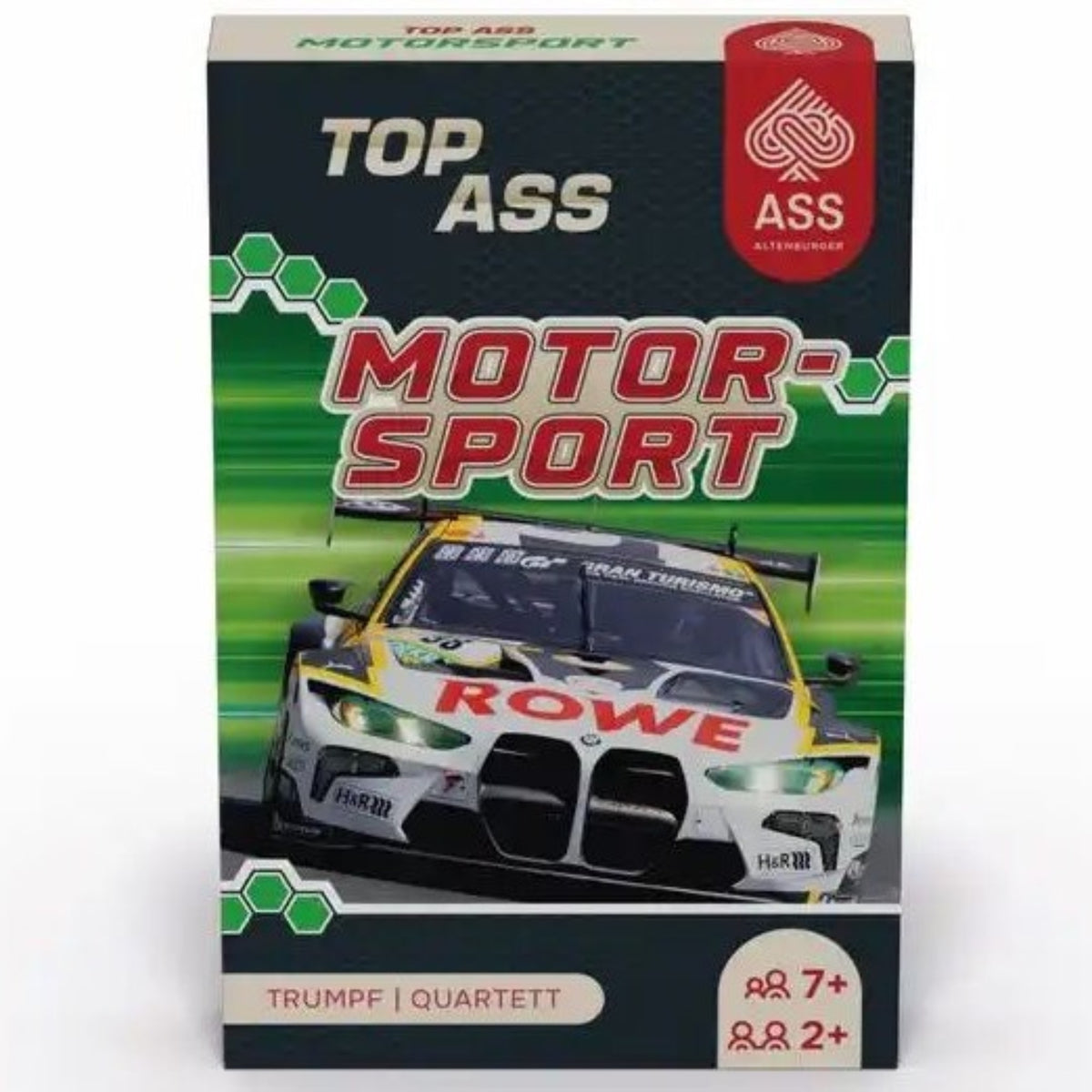 Kartenspiel Quartett TOP ASS Motorsport Kartonetui