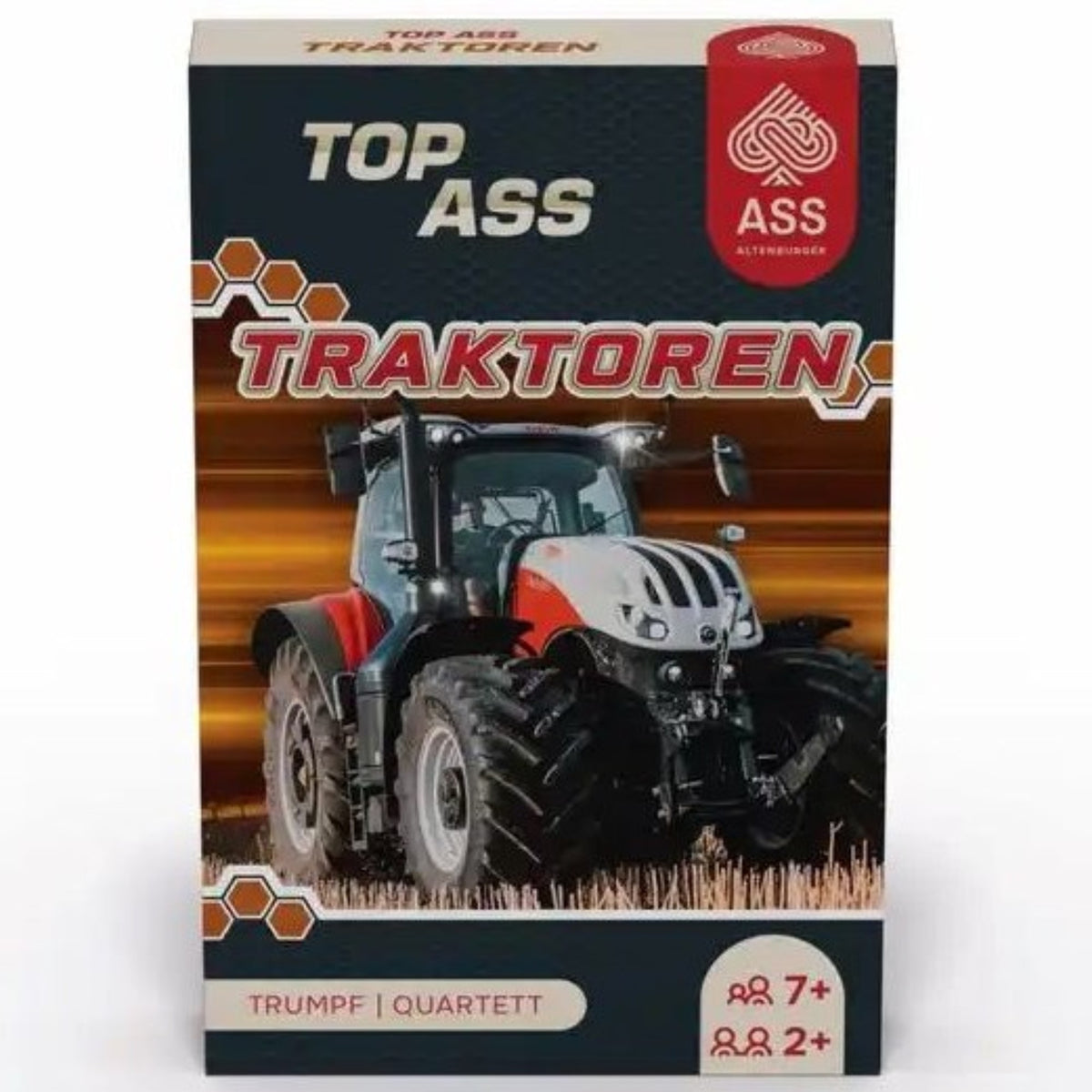 Kartenspiel Quartett TOP ASS Traktoren Kartonetui