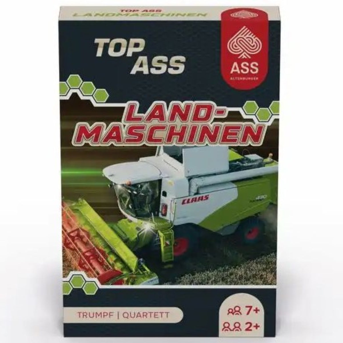 Kartenspiel Quartett TOP ASS Landmaschinen Kartonetui