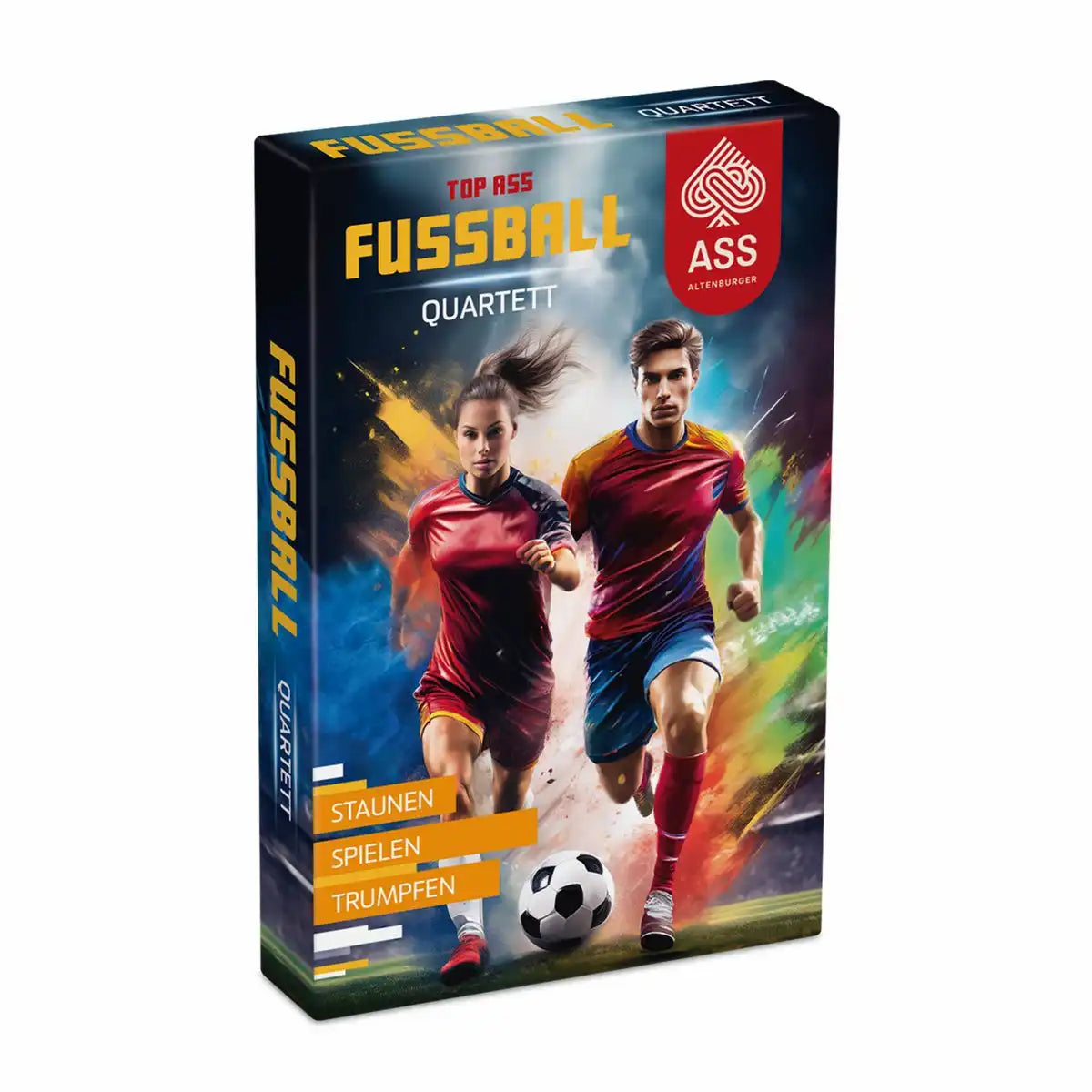 Kartenspiel Quartett TOP Fussball Faltschachtel