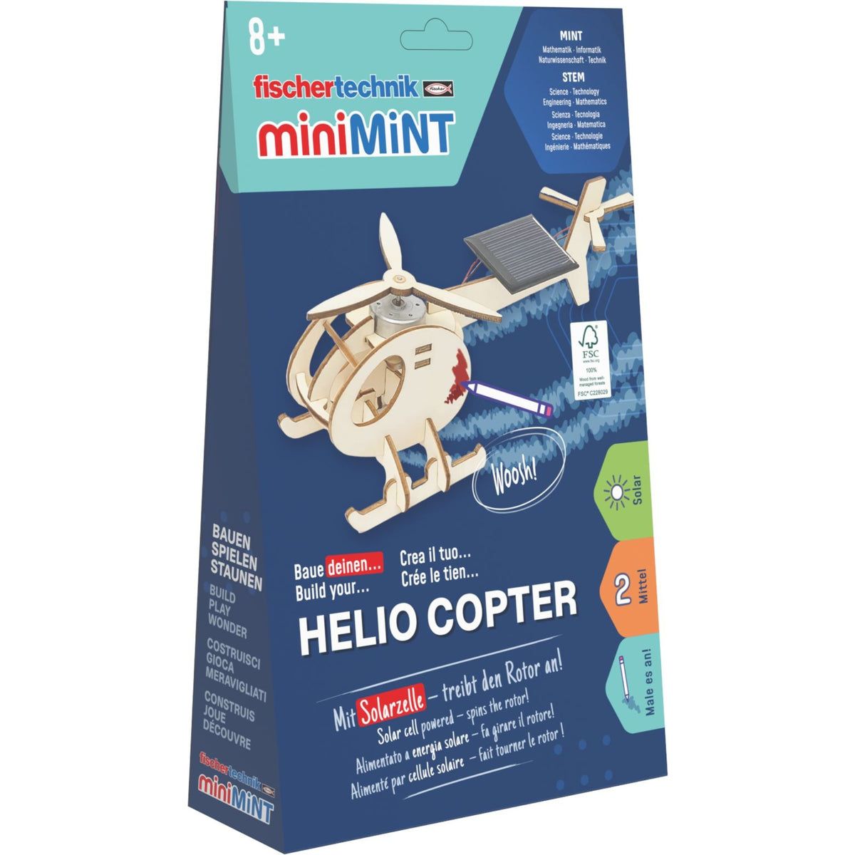 fischertechnik Holzbausatz miniMINT Heliocopter
