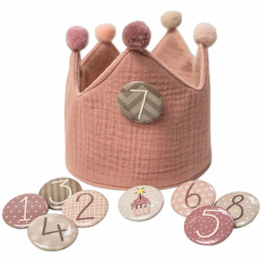Geburtstagskrone rosa