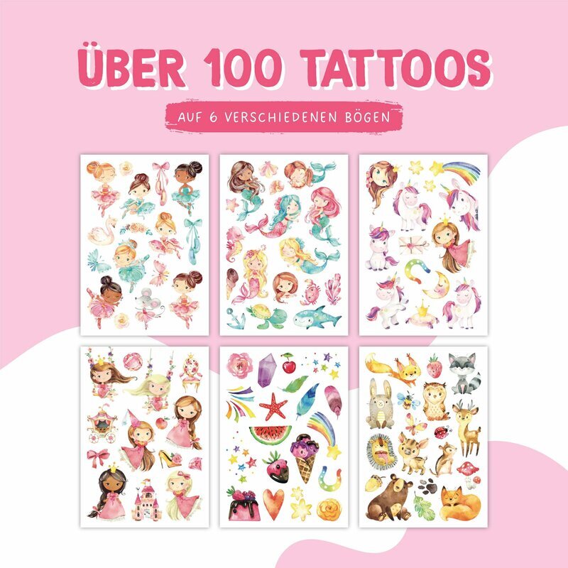 Kindertattoos - Mädchen