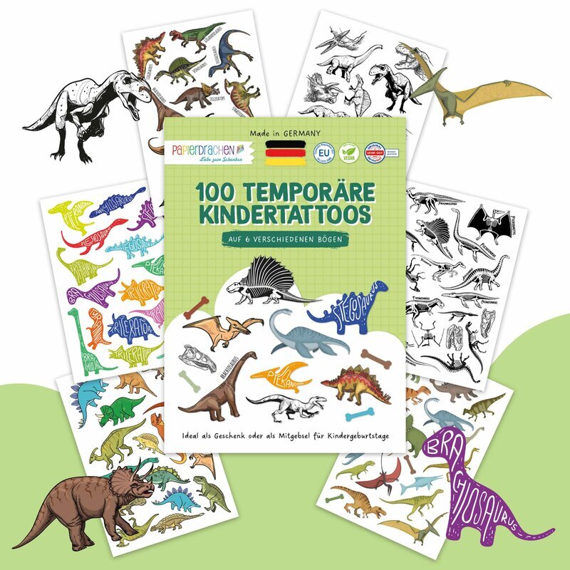 Kindertattoos - Dinosaurier