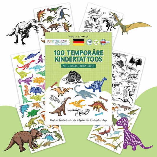 Kindertattoos - Dinosaurier