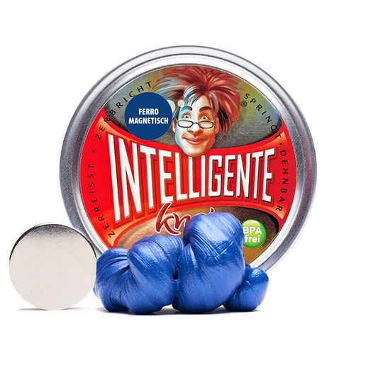 Intelligente Knete Ferromagnetisch - Blau inkl. Super-Magnet