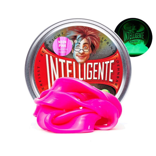 Intelligente Knete Neon Pink - Leuchtet im Deunkeln