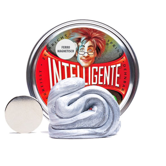Intelligente Knete Ferromagnetisch - Silber inkl. Super-Magnet