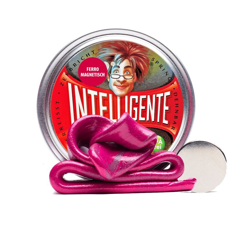 Intelligente Knete Ferromagnetisch - Rot inkl. Super-Magnet