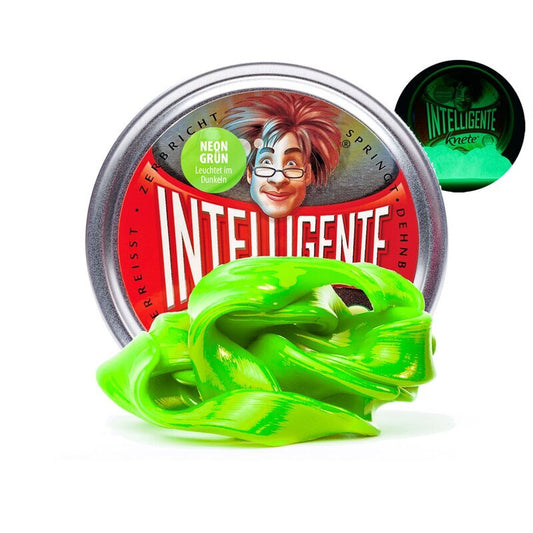 Intelligente Knete Neon Grün - Leuchtet im Dunkeln