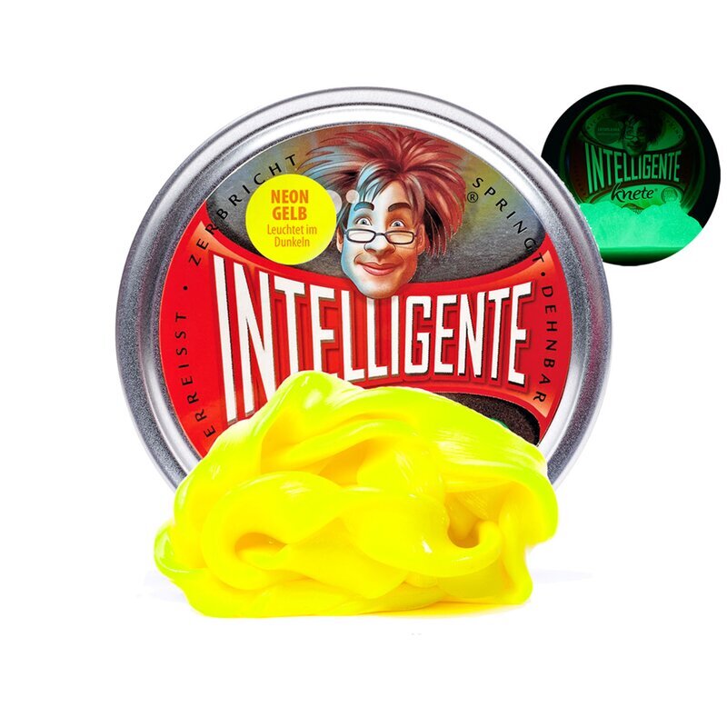 Intelligente Knete Neon Gelb - Leuchtet im Dunkeln
