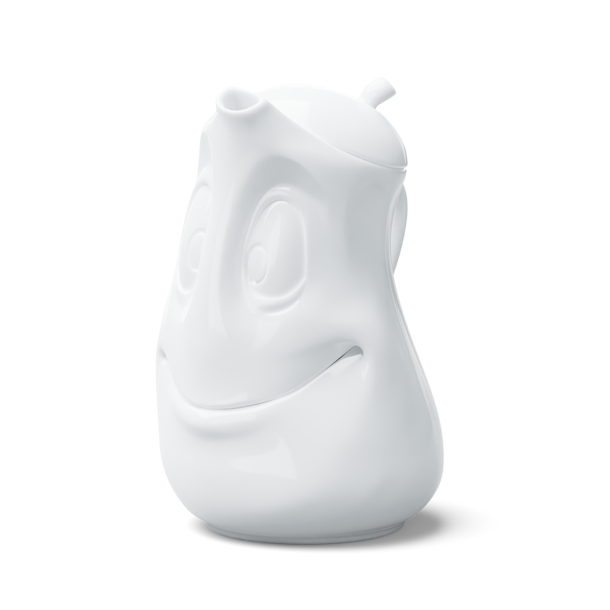 FIFTYEIGHT Kanne Gut drauf in weiß, 1200 ml