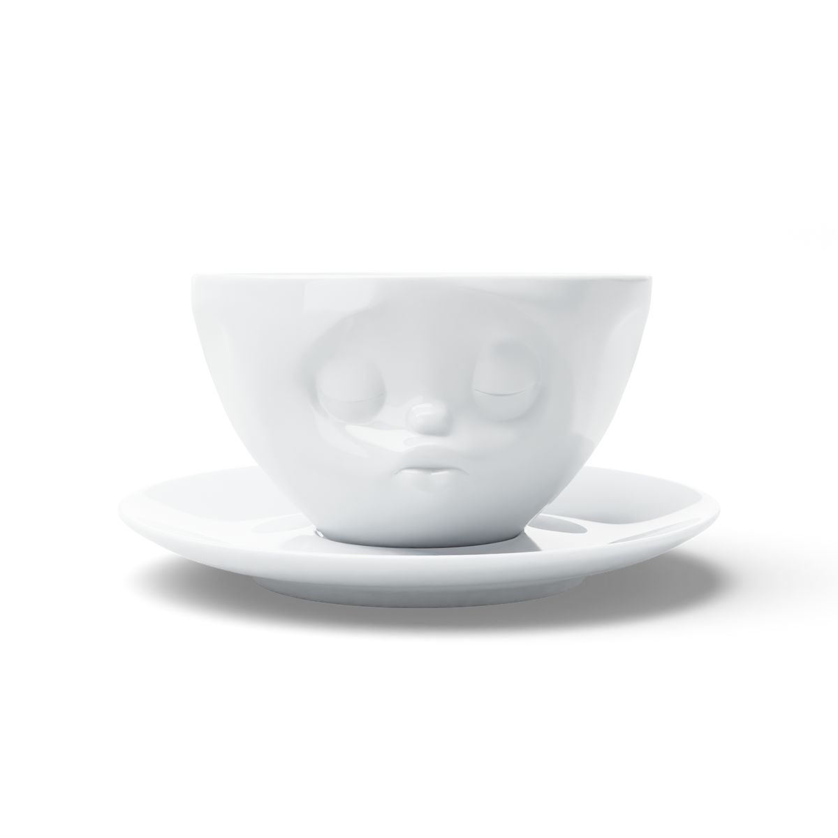 FIFTYEIGHT Kaffeetasse Küssend weiß, 200 ml