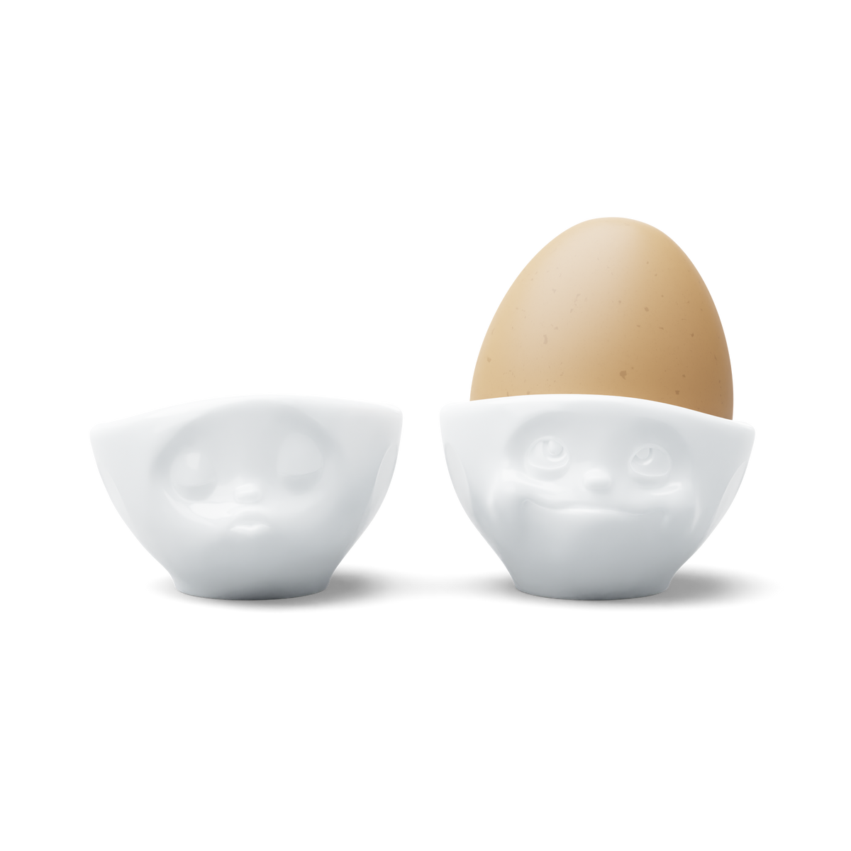 FIFTYEIGHT Eierbecher-Set Nr. 1 - Küssend & Verträumt