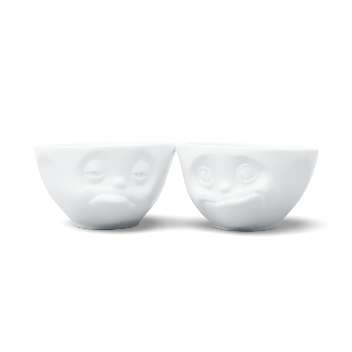 FIFTYEIGHT Mittleres Schälchen Set Nr. 3 Lecker & Verpennt in weiß, 200 ml