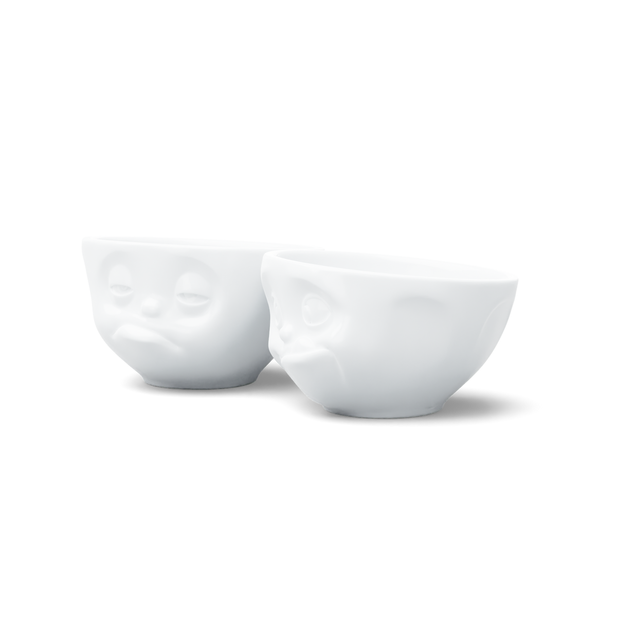 FIFTYEIGHT Mittleres Schälchen Set Nr. 3 Lecker & Verpennt in weiß, 200 ml