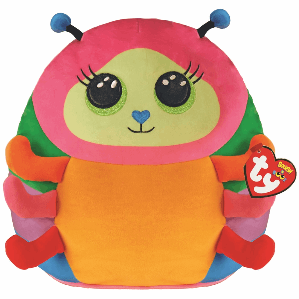 TY Squish a Boo Plüschfigur Kissen 35cm Nessa Raupe