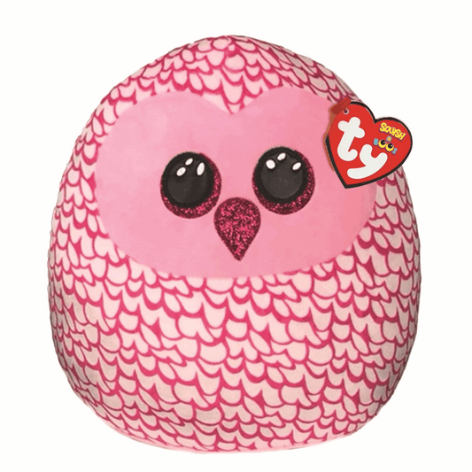 TY Squish a Boo Plüschfigur Kissen 20cm Pinky Eule