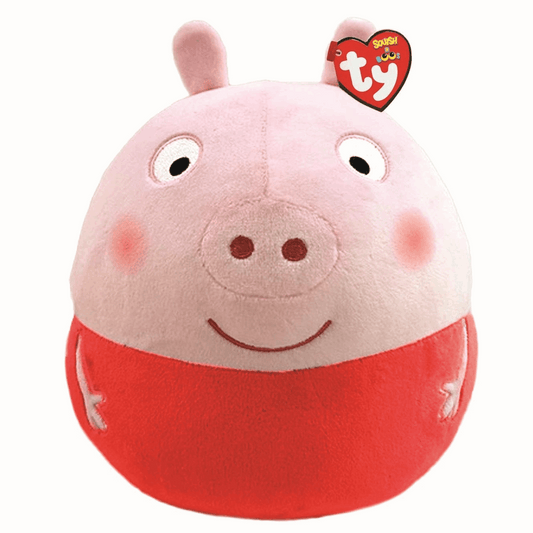 TY Squish a Boo Plüschfigur Kissen 20cm Peppa Pig - Peppa Pig