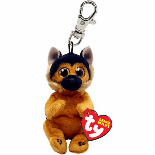 TY Beanie Bellie Clip Schlüsselanhänger Ace German Shepherd