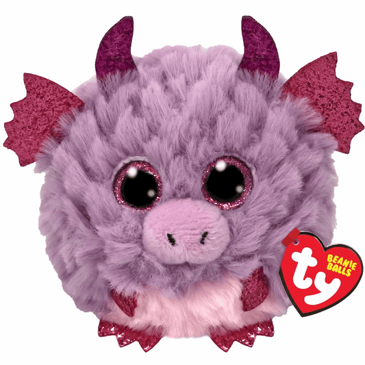 TY Puffies Balls Spark Dragon