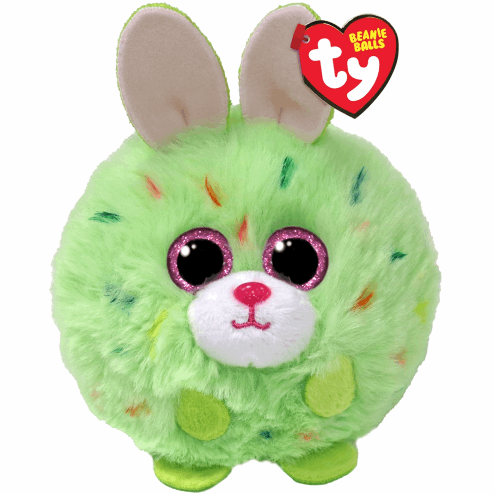 TY Puffies Balls Kiwi Bunny
