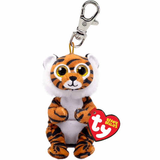 TY Beanie Bellie Clip Schlüsselanhänger Clawdia Tiger